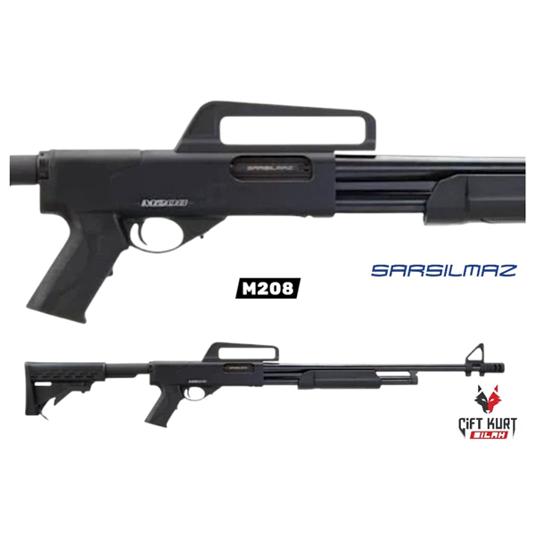 Sarsılmaz M208 Pompalı Yivsiz Av Tüfeği